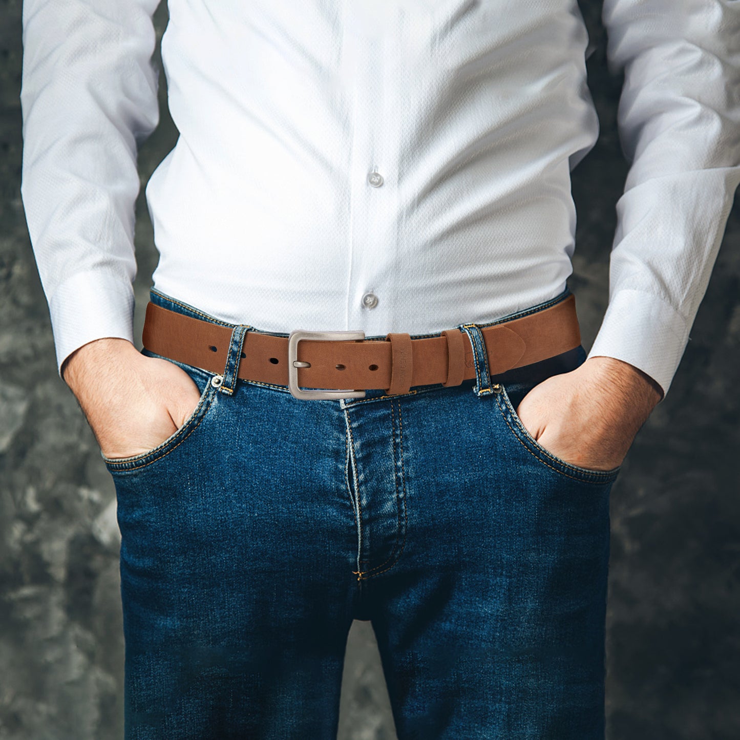 Classic Single Pin Buckle Belt Vintage
