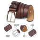 Classic Single Pin Buckle Belt Coffee