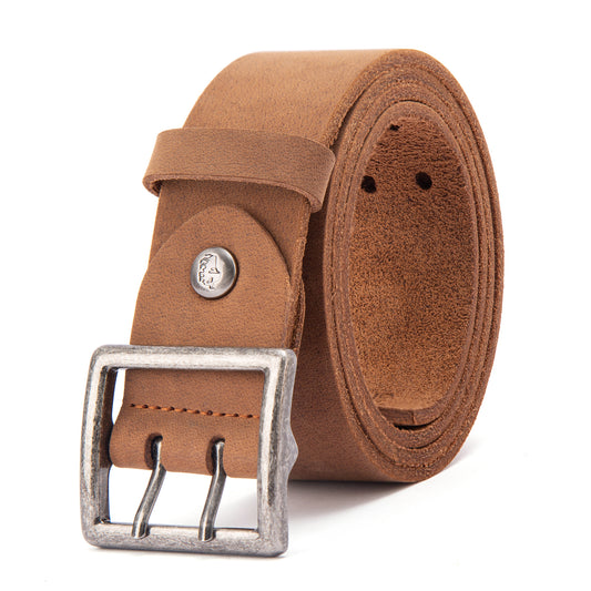 Double Prong Square Buckle Belt Vintage