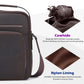 Leather Messenger Bag-Vintage Coffee