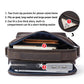 Leather Messenger Bag-Vintage Coffee